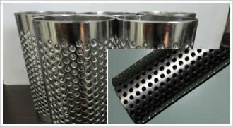 Round Hole Stainless Steel 304 Perforated Support Filter Screen