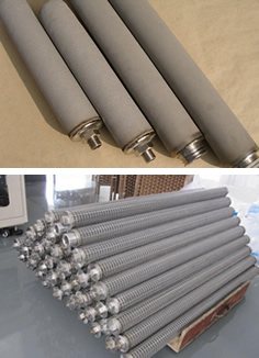 stainless steel powder sintered filter cartridge/porous metal filter pipe
