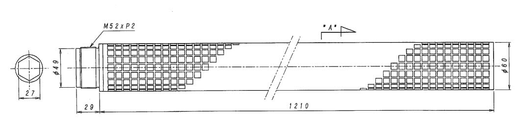 Pleated Tube Filter Element of 20 micron sintered Fiber